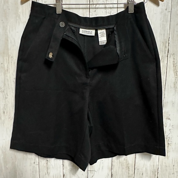 Liz Claiborne- LIZGOLF Black Shorts Size 10 - Picture 3 of 5